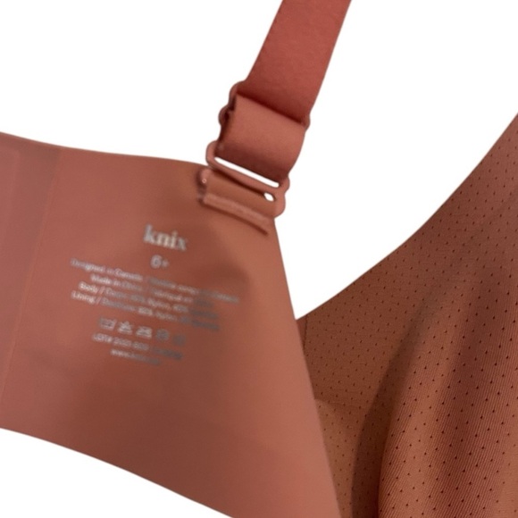 Knix Padded V-Neck Evolution Bra - Everyday Comfort Wireless Bra- Size 5 - Picture 10 of 10